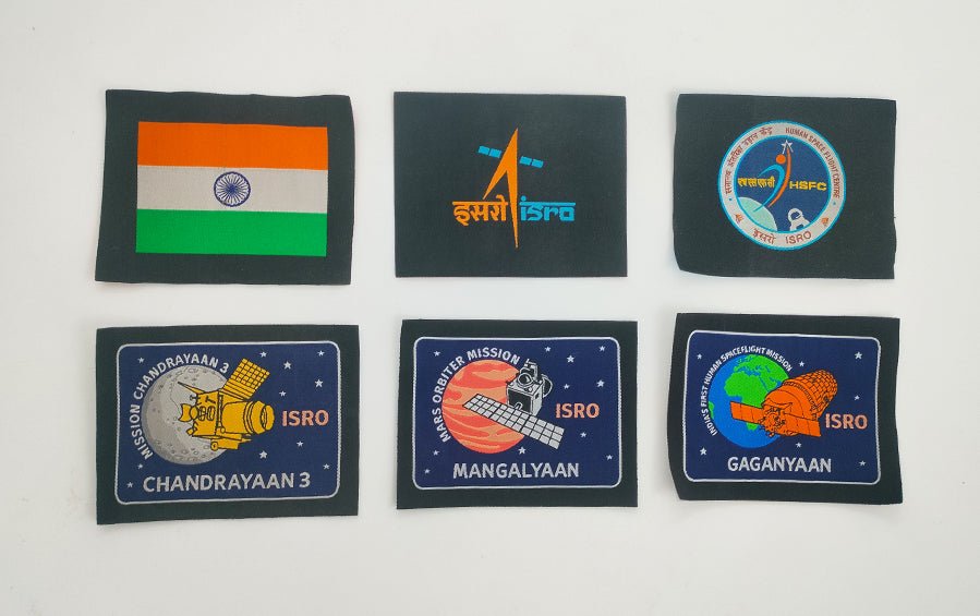 ISRO Mission Patches | Set of 6 - Patches - Indic Inspirations