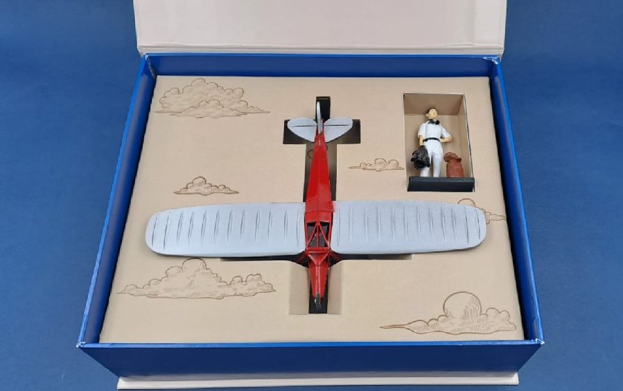 JRD Tata First Flight | 1:72 Scale Model of Puss Moth - flight models - Indic Inspirations