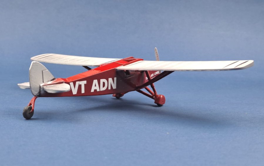 JRD Tata First Flight | 1:72 Scale Model of Puss Moth - flight models - Indic Inspirations
