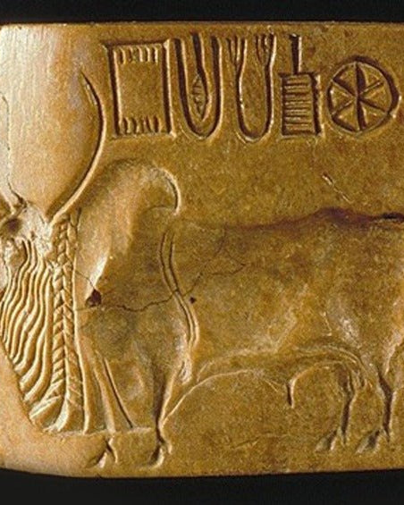 Majestic Indus Valley Zebu Bull | Aluminium | 5” W - Desktop souvenirs - Indic Inspirations