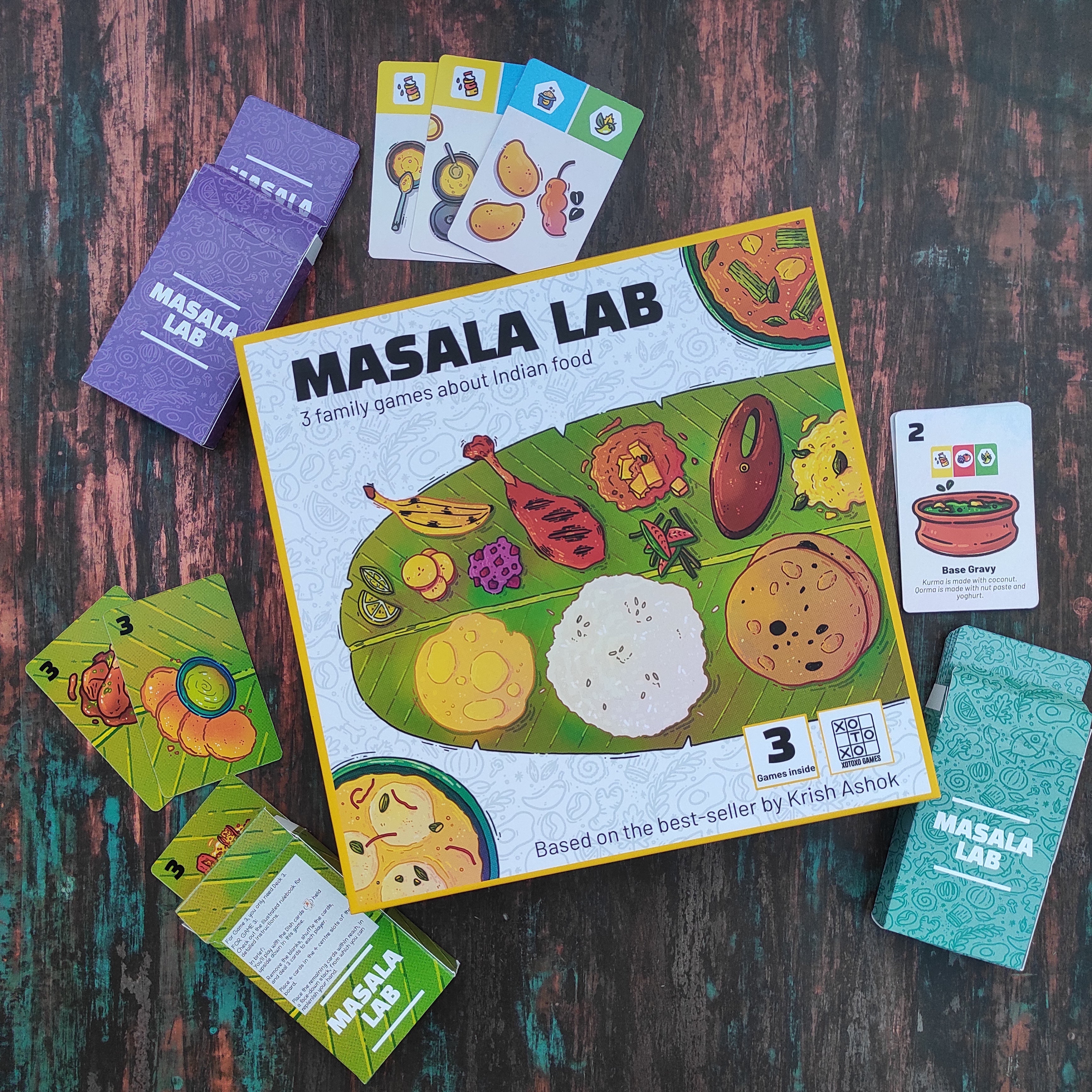 Masala Lab - Retail Box - Board Games - Indic Inspirations
