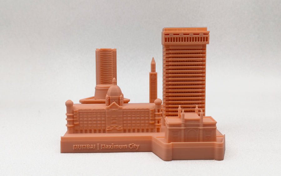 Mumbai | 3D Skyline | 4” W - Desk showpiece - Indic Inspirations