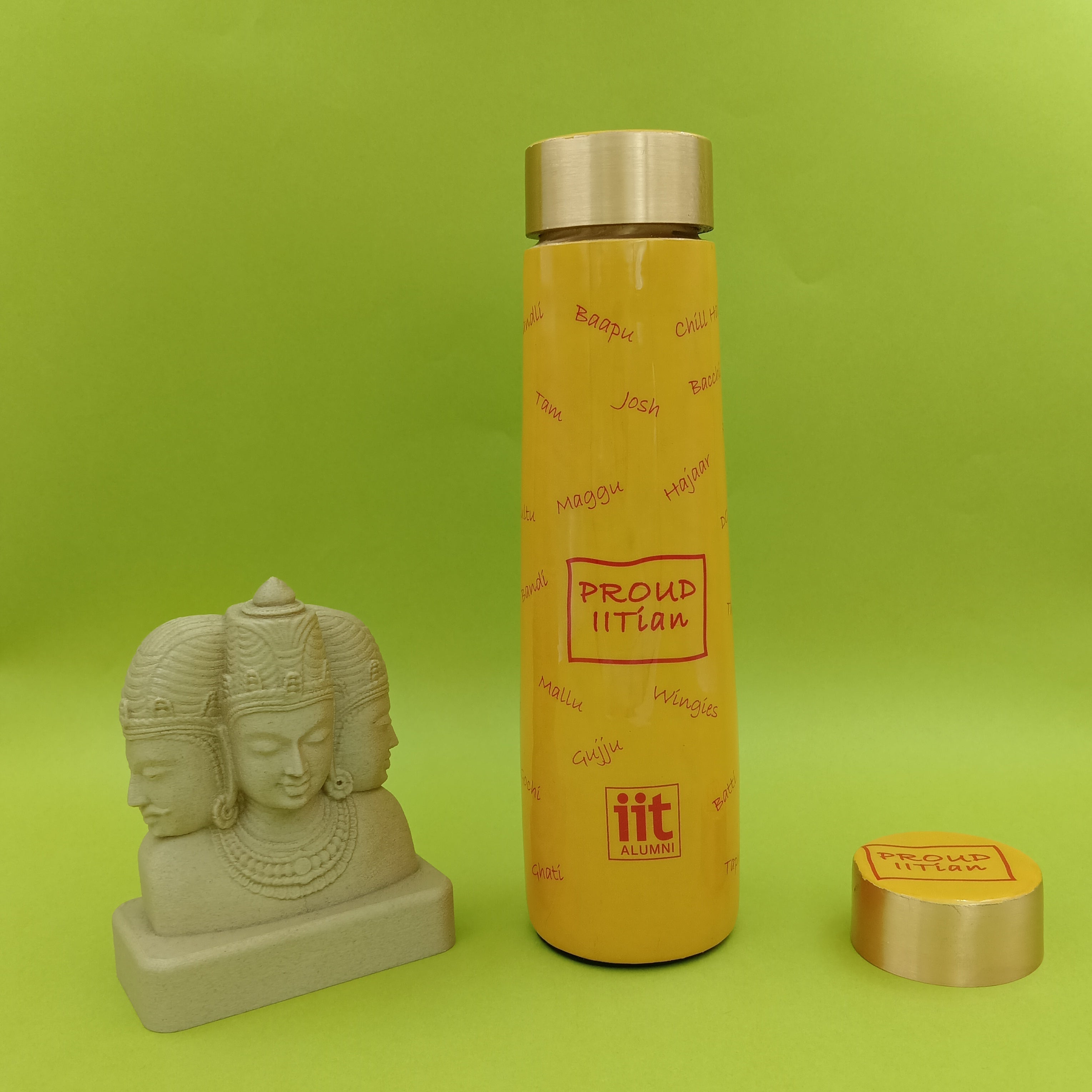 Proud IITian | Copper Bottle | 1000 ml - Water Bottles - Indic Inspirations