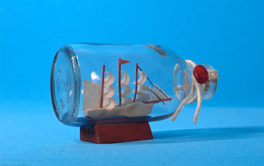 Ship in Small Bottle - scale models - Indic Inspirations