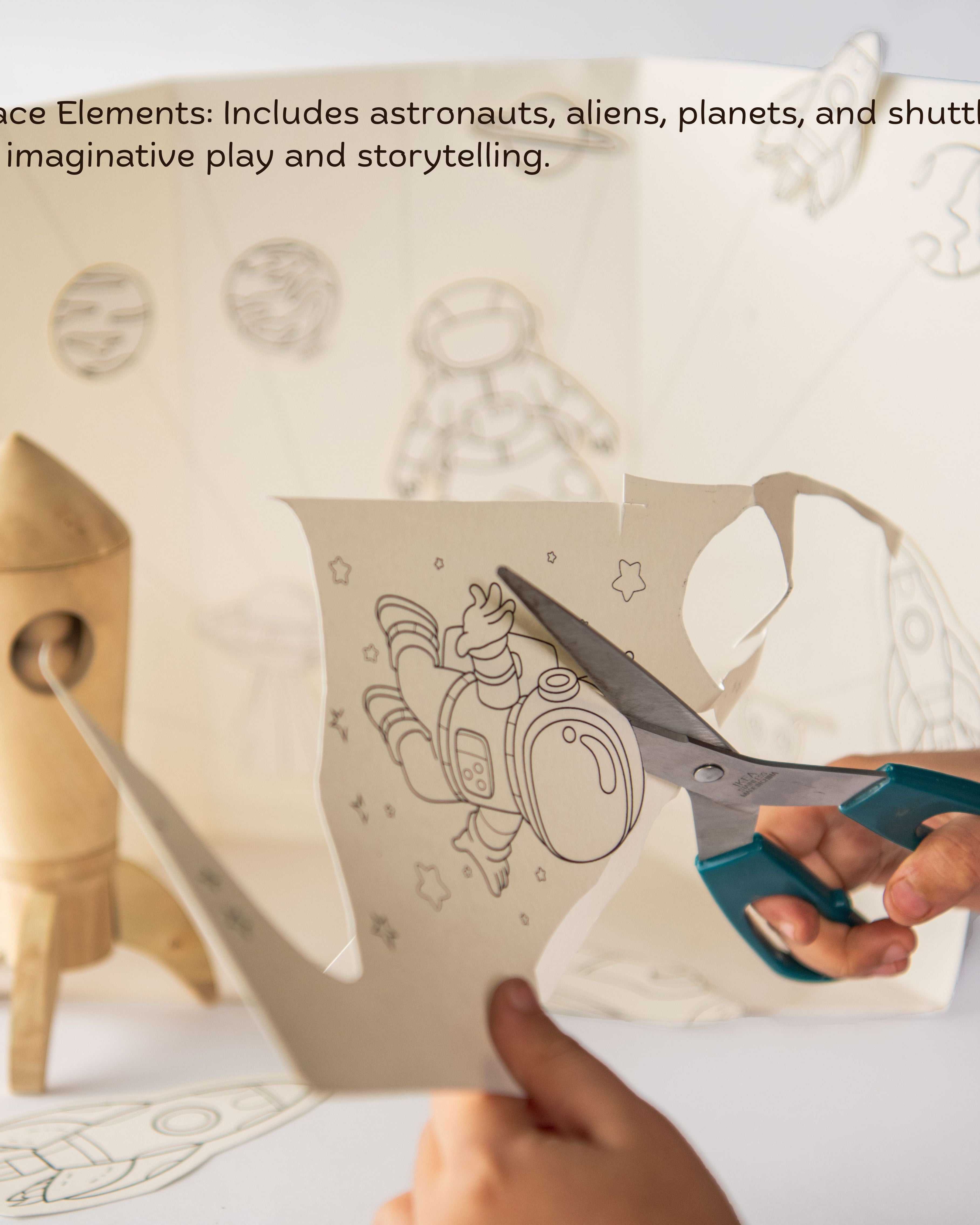 Space Adventure Rocket (DIY activity set) - DIY Activity - Indic Inspirations