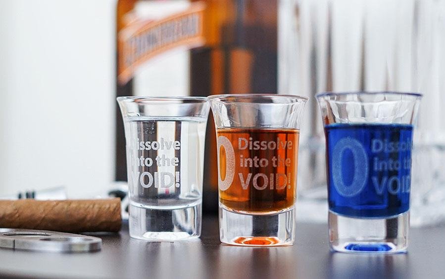 0 - Into the VOID - Shotglasses - Shot glasses - indic inspirations