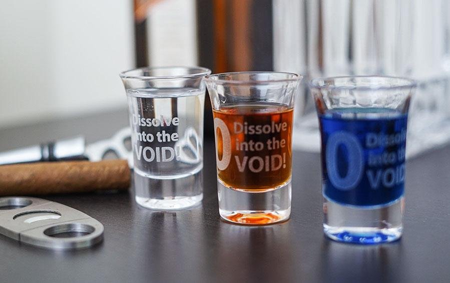 0 - Into the VOID - Shotglasses - Shot glasses - indic inspirations