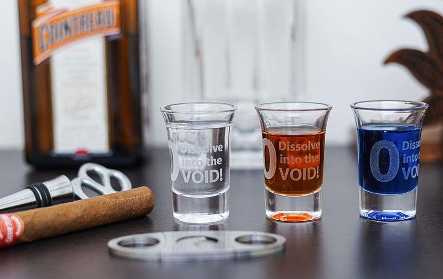 0 - Into the VOID - Shotglasses - Shot glasses - indic inspirations