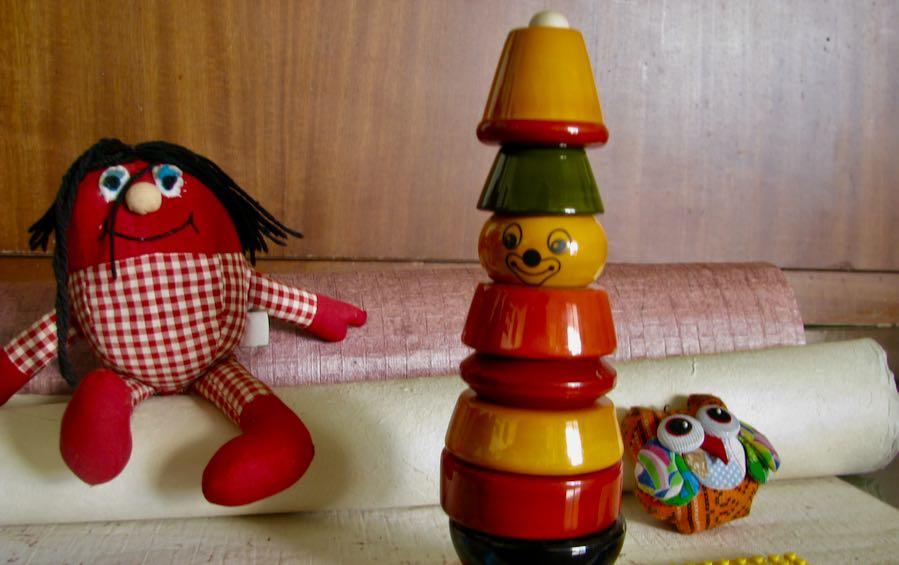 BIBBO - WOODEN STACKER - Wooden Toy - indic inspirations