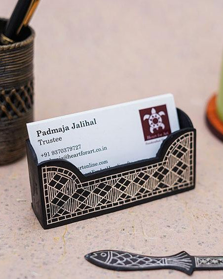 BIDRI - Open Business Card Holder - Card holders - indic inspirations