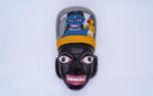 Black Ravana Wooden Mask - Masks - indic inspirations