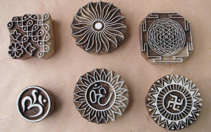 BLOCK PRINTER - Symbols Large - Block Printers - indic inspirations