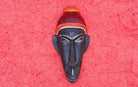 Boat Shaped Hanuman Wooden Mask - Masks - indic inspirations