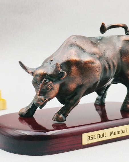 BSE Bull Metal Model | Mumbai - Desktop souvenirs - indic inspirations