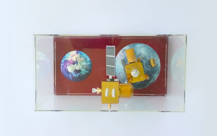 Chandrayaan 3 Diorama | 4 artefacts - rocket models - indic inspirations