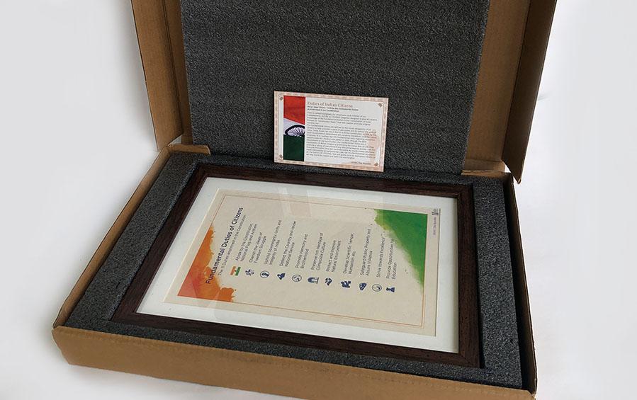 Citizens' Fundamental Duties Wall Frame - Wall Frames - indic inspirations
