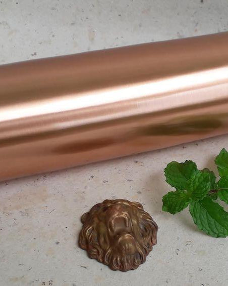 Copper Water Bottle with Sipper Cap - Water Bottles - indic inspirations
