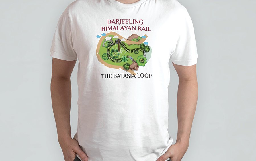 Darjeeling Batasia Loop | TShirt - T-shirts - indic inspirations