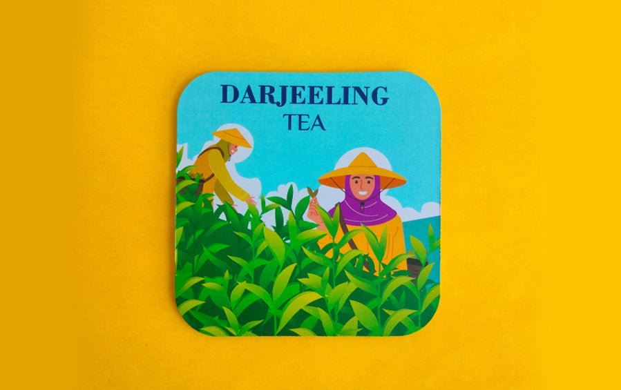 Darjeeling Railway | Coasters Set of 4 - Coasters - indic inspirations