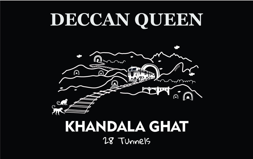Deccan Queen | Khandala Ghat Tunnels | Coffee Mug - Cups & Mugs - indic inspirations