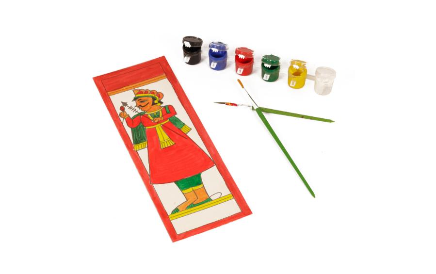 DIY Colouring Kit - Phad Painting of Rajasthan - Craft Kit - indic inspirations