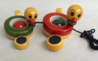 DUBY & DUBA PADDLING DUCKS - Wooden Toy - indic inspirations