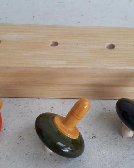 Finger Tops - Rectangular Base - Wooden Toys - indic inspirations