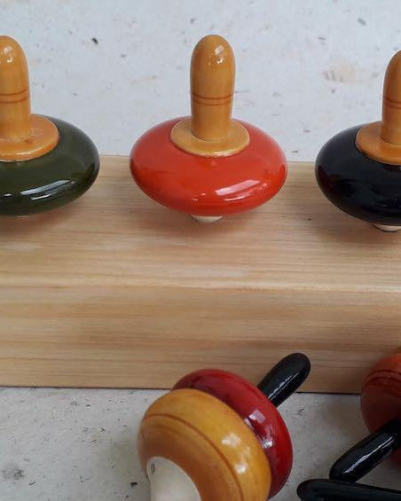 Finger Tops - Rectangular Base - Wooden Toys - indic inspirations