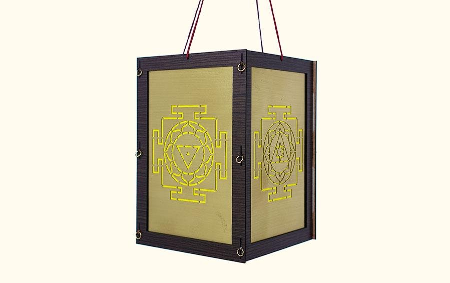 Foldable Diwali Kandil Lantern cum Table Lamp - Yantras - DIY Lanterns - indic inspirations