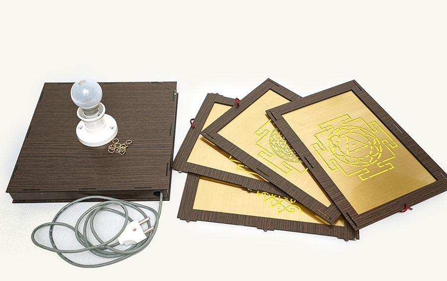 Foldable Diwali Kandil Lantern cum Table Lamp - Yantras - DIY Lanterns - indic inspirations