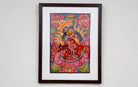 Ganesh Janani | Bengal Patachitra Painting | A3 Frame - paintings - indic inspirations