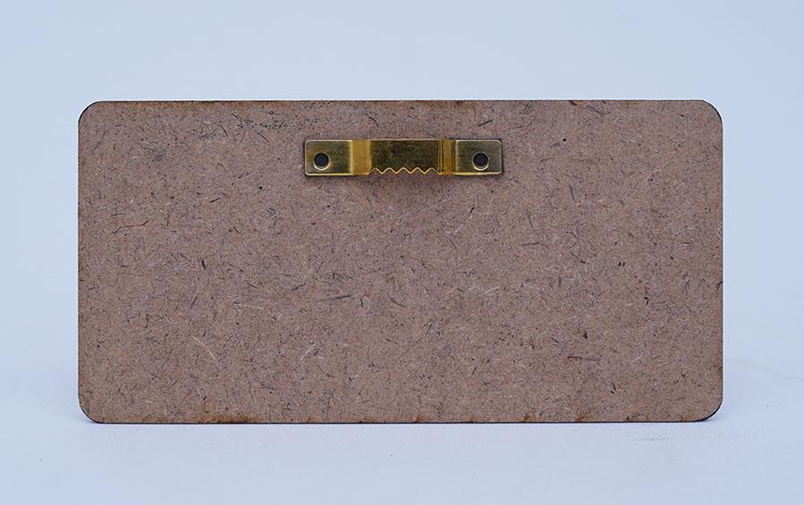 GAYATRI MANTRA Desk Plaque on Wood - Desk plaques - indic inspirations