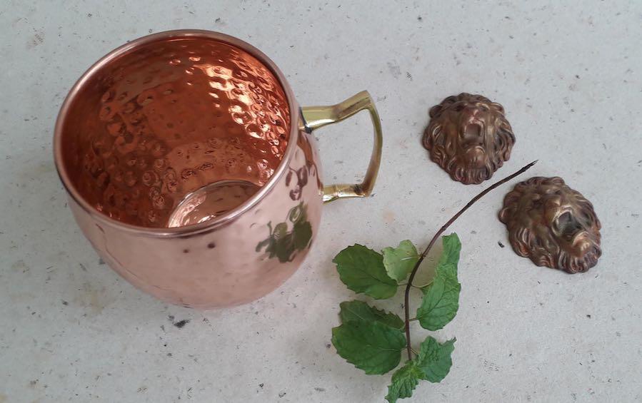 Hammered Copper Moscow Mule Mug - Copper Mugs - indic inspirations