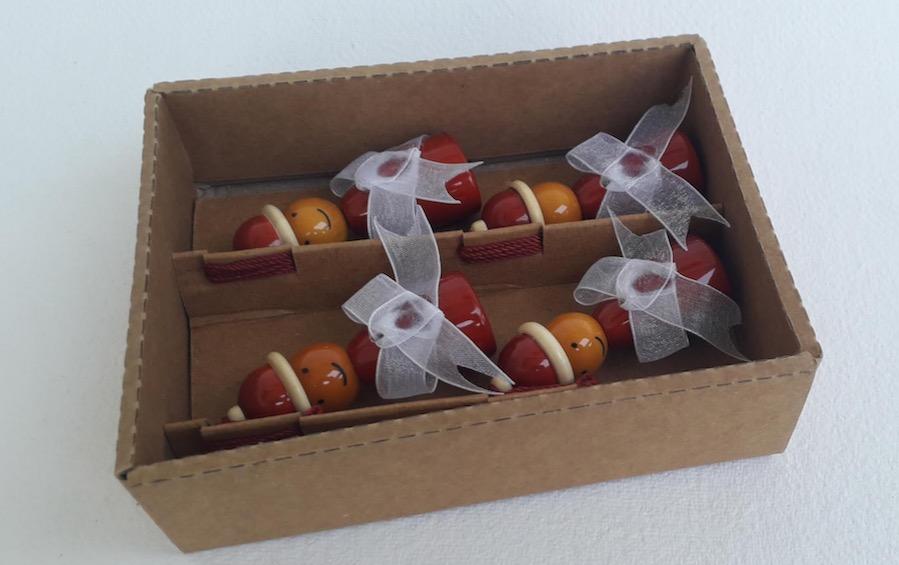 Handcrafted Wooden Christmas Decor : FAIRY Set of 4 - Décor hanging - indic inspirations