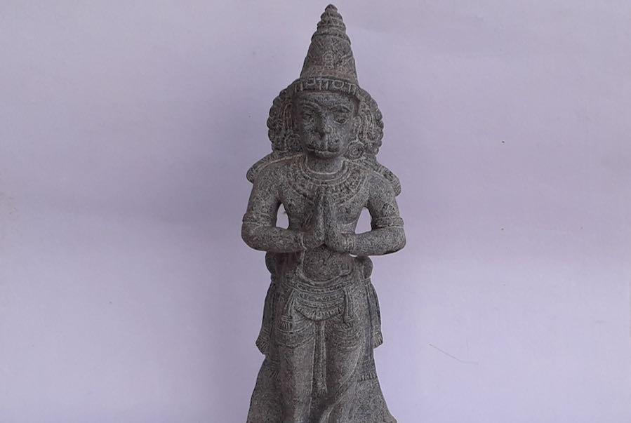 Hanuman In Stone - Sculptures - indic inspirations