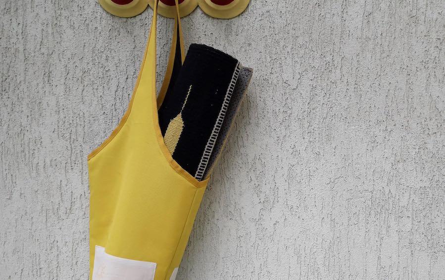HOBO BAG FOR YOGA - Yellow - Yoga bags - indic inspirations