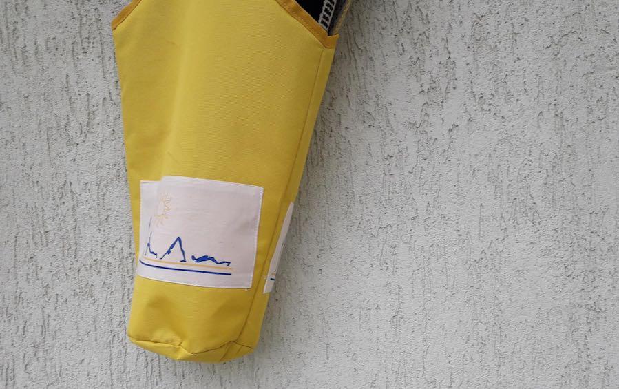 HOBO BAG FOR YOGA - Yellow - Yoga bags - indic inspirations