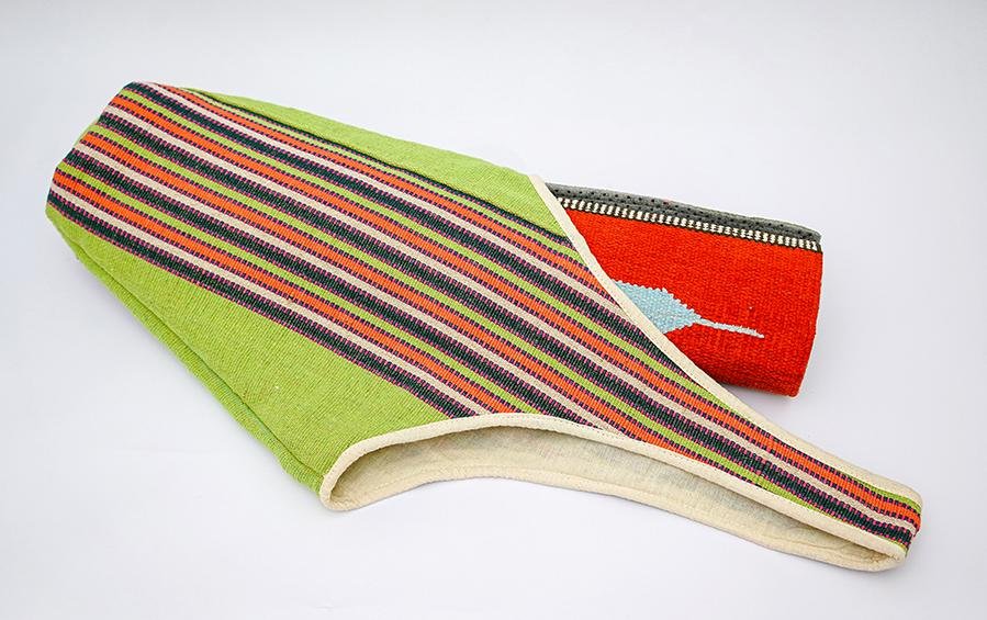 Hobo bag - Pastel Green with Pattern - Yoga bags - indic inspirations