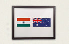 India & Australia | Flag Frame | A3 Size - Flags - indic inspirations