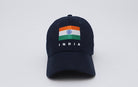 India Cap - Tiranga Rectangular | Navy Blue - Caps - indic inspirations