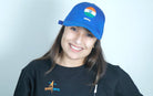 India Cap - Tiranga Round | Royal Blue - Caps - indic inspirations