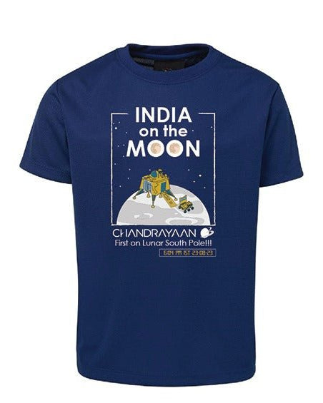 INDIA on the MOON | Chandrayaan 3 | T-shirt - T-shirts - indic inspirations