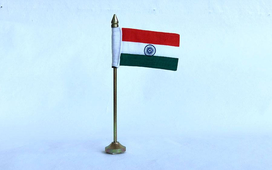 India Table Flag Small - Miniature table flags - indic inspirations