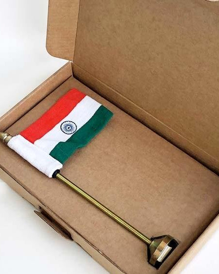 India Table Flag Small - Miniature table flags - indic inspirations