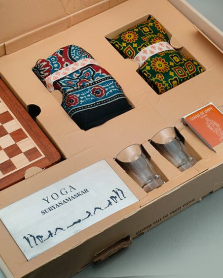 India's Gifts to the World | Corporate Gift Box | Set of 7 - Corporate Sets - indic inspirations