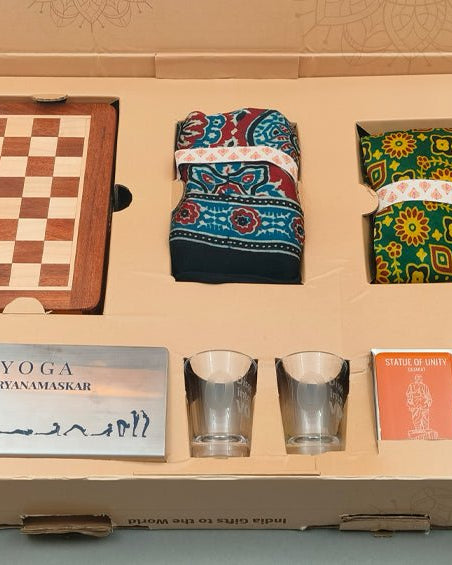 India's Gifts to the World | Corporate Gift Box | Set of 7 - Corporate Sets - indic inspirations