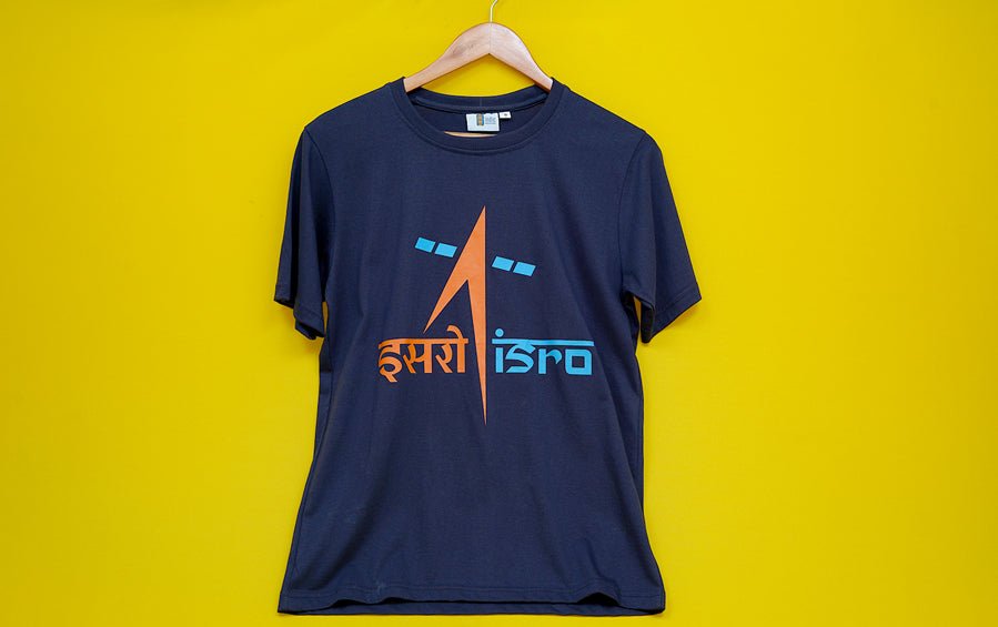 ISRO Logo Tshirt - T-shirts - indic inspirations
