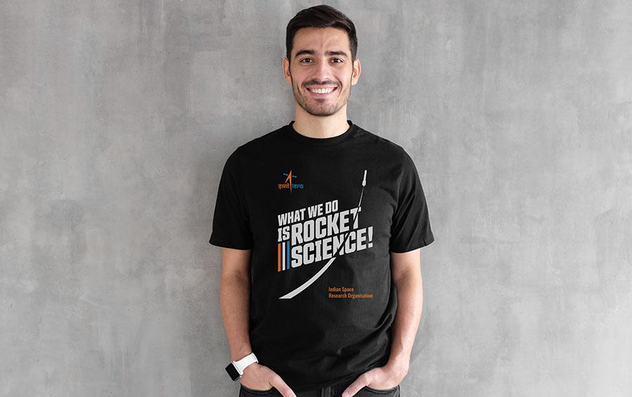 ISRO Rocket Science T-Shirt - T-shirts - indic inspirations