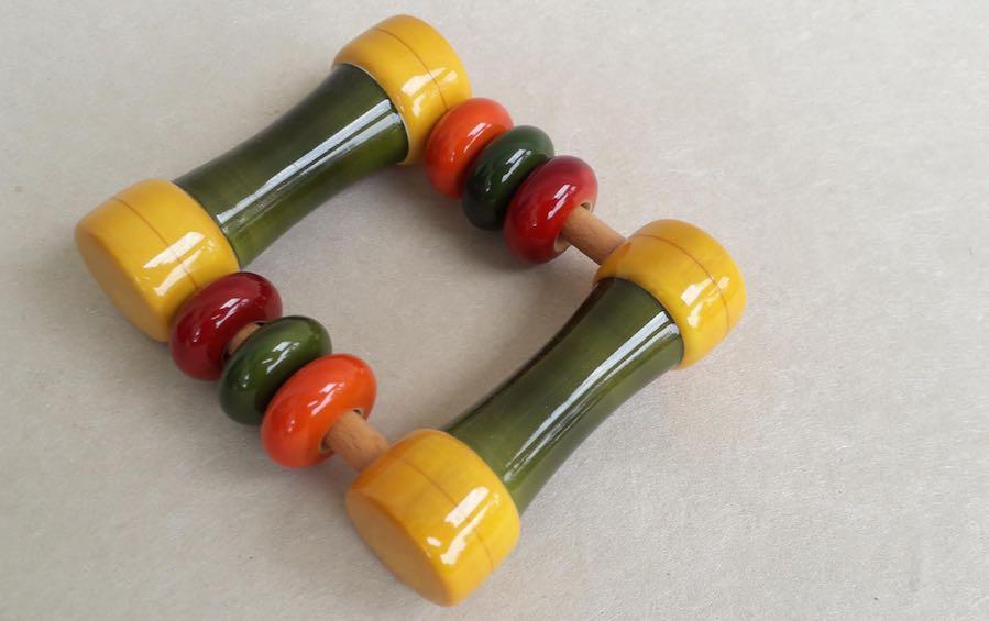 KIT KAT WOODEN RATTLE - Wooden Toy - indic inspirations