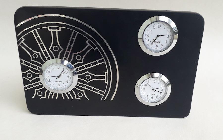 KONARK SUN TEMPLE World Clock - Desk clocks - indic inspirations